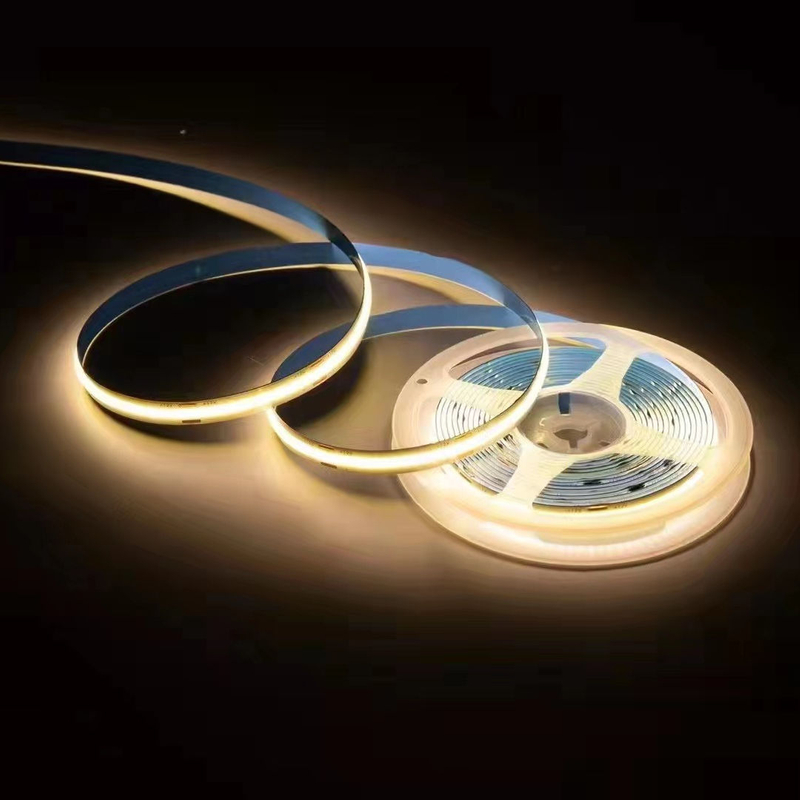 COB light with 12V 24V low pressure self-adhesive soft light strip 2835 line flexible magic led two-color water light strip