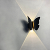 6W Beautiful Butterfly Shaped Outdoor Wall Lamp IP65 Waterproof Wall Light for Garden Decoration Aisle Bracket Light