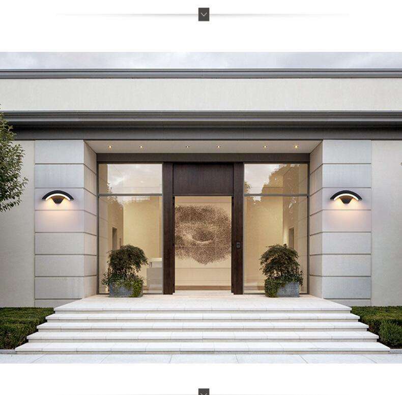 Tuya intelligent wall lamp LED intelligent wall lamp IP65 waterproof colorful fashionable decorative wall lamp