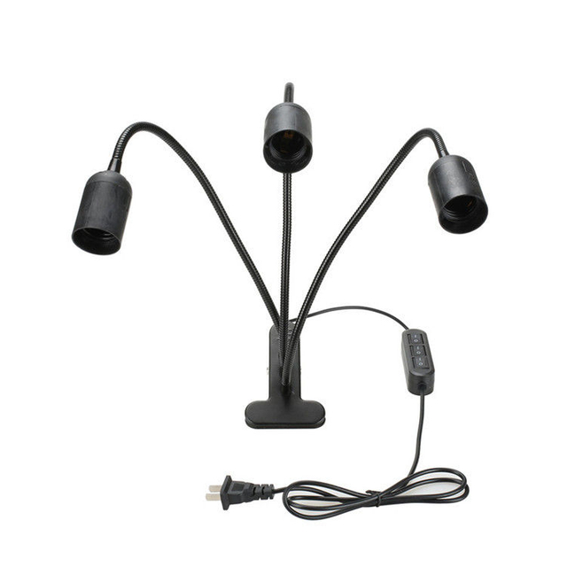 Cross-border LED Clip Lamp Bulb Single Head Double Head Three Head Clip Lamp Holder E27 Universal Lamp Holder With Clip