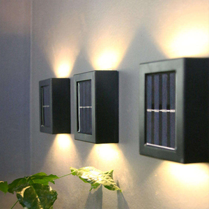 Hot Selling Outdoor Smart Garden Decorative Hanging Light Waterproof Up and Down Luminous Led Solar Wall Light