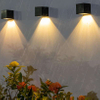 New solar wall light outdoor garden wall lamp household square night light energy saving lamp outdoor waterproof 