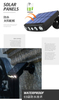 New Type Inductive Monitoring Solar Wall Lamp Outdoor Waterproof Villa Courtyard Lamp Outdoor Garden Fence Stair Step Lamp
