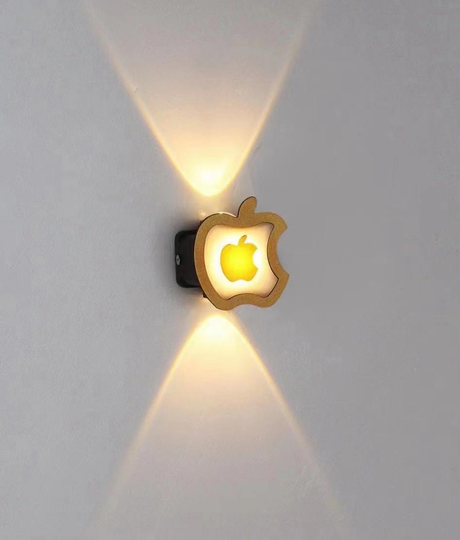 Black Led Long Wall Lamp Living Room Background Wall Bedroom Bedside Wall Lamp Modern Minimalist Line Lamp