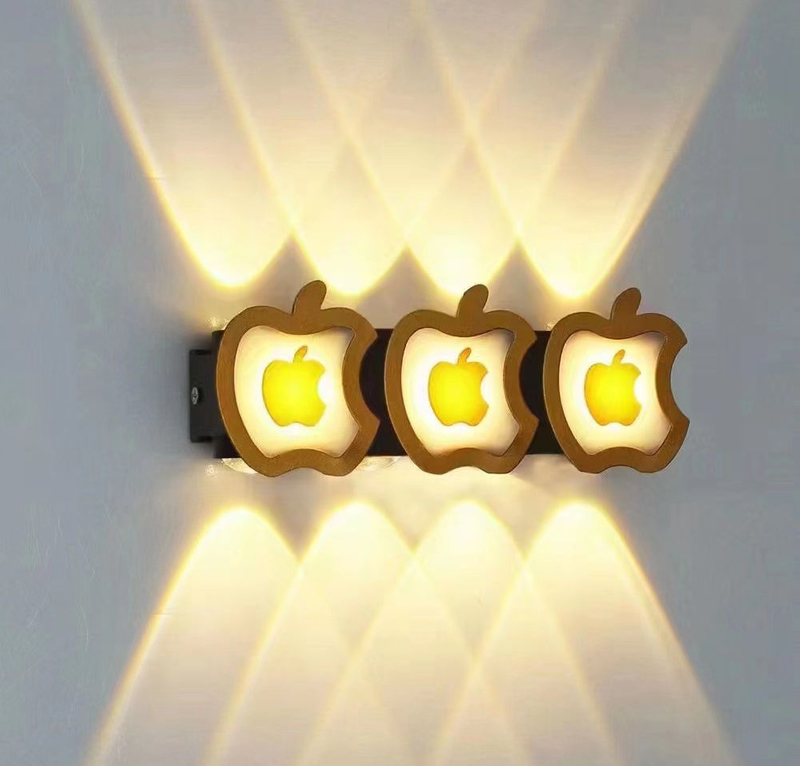 Black Led Long Wall Lamp Living Room Background Wall Bedroom Bedside Wall Lamp Modern Minimalist Line Lamp