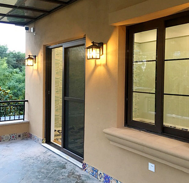 Popular Europe Square Pillar Lamp Outdoor Retro Waterproof Column Light Garden Balcony Villa Community Corridor Chapitar Lamps
