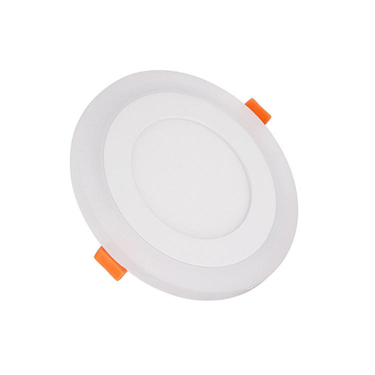 6W 9W 16W 24W led Ceiling Recessed panel Light Painel lamp home decoration round square Led Panel Downlight Blue+White