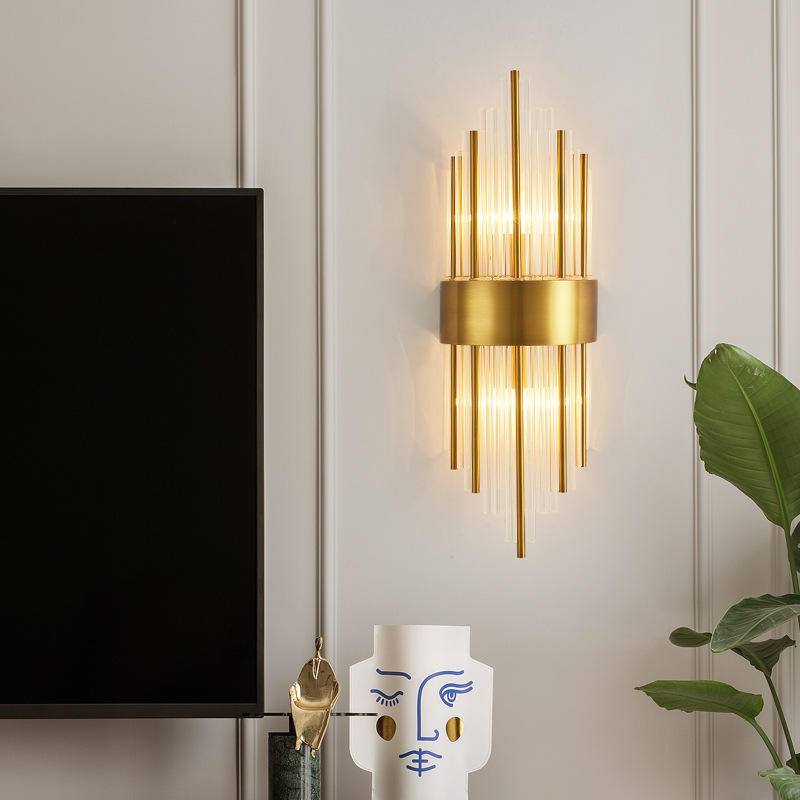 Modern household indoor lighting LED linear wall light is applicable to bedroom and living room wall lamp luxury lights for home