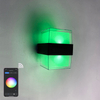 Tuya APP Smart light Acrylic waterproof wall light square IP65 waterproof colorful fashionable decorative wall lamp