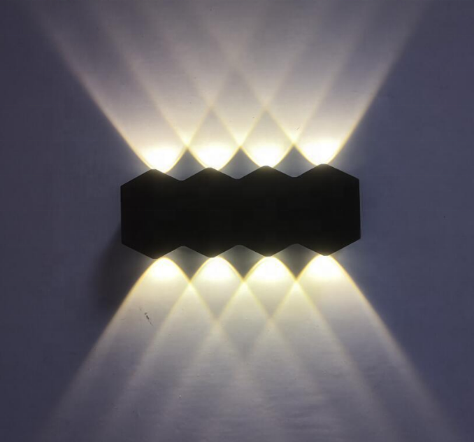 Modern LED Wall Light Up And Down Lighting Cube Sconce Lamp Fixture Mount Indoor Outdoor Home Room Bedroom Hotel Lighting Decoration