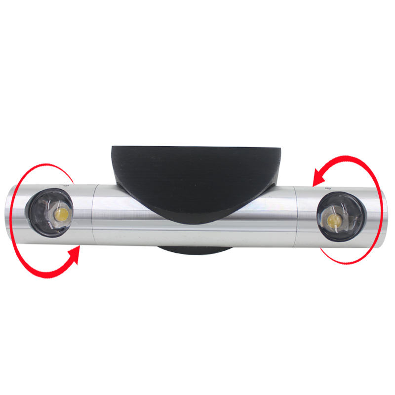 2x3W AC85-265V 360 Degrees Rotation LED Wall Light Fixtures Reading Wall Lamp Mirror Lighting Stair Light Modern Wall Sconce