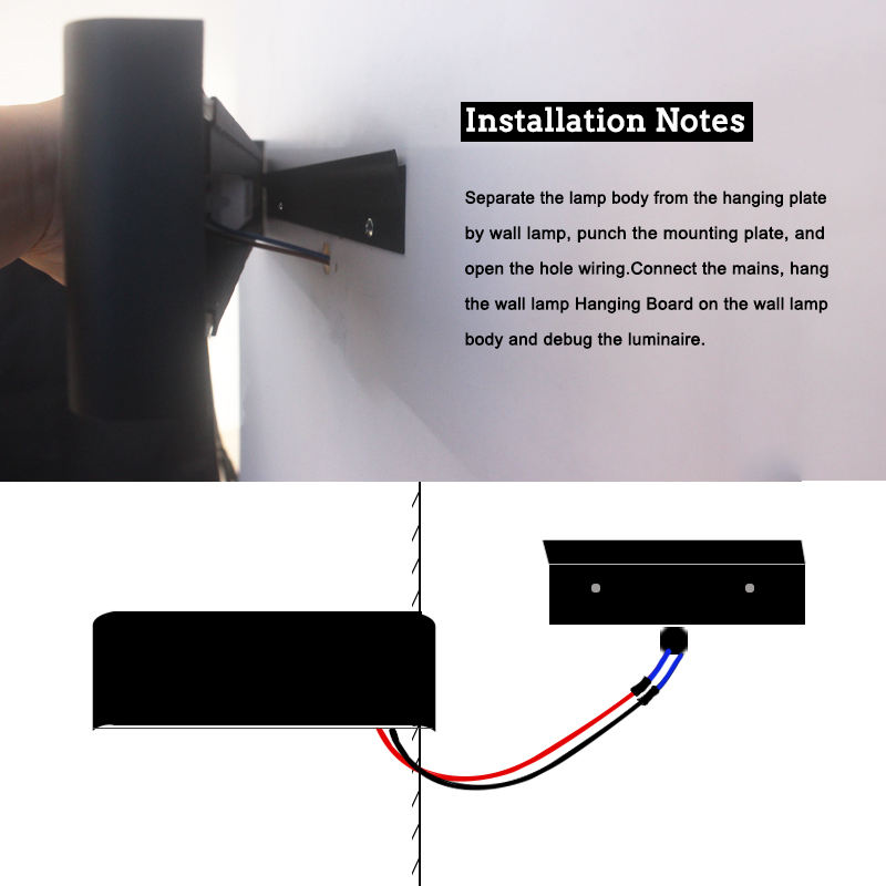 Hot Sale Ed Aluminum Wall Lamp 2.4g Smart App Remote Control Strip Up And Down Wall Lamp Living Room TV Home Lamp Mirror Front L