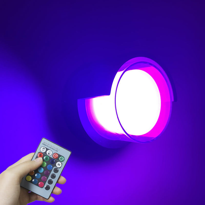 2023 Outdoor Tuya Wifi LED Smart Wall Lamps 10W Cube RGB App Dimmable Sconce Waterproof Garden Alexa Google Home Wall Light AC85-265V