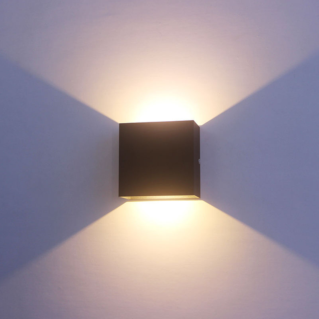 6W COB Sconce Modern Aluminium Hallway 3000K+ Illumination LED Wall Light Indoor Lamp Indoor Industrial Projection Lights