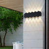 4W 6W 8W 10W New Black Waterproof Outdoor Wall Sconce Up And Down Lights Wall Mounted Made in China Led Light Up And Down
