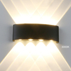 8W Outdoor Waterproof Wall Lamp COB Aluminum Modern Wall Light for Garden
