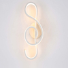Music Note Modern Minimalist Style Aluminum Decorative LED Wall Sconce Creative Bedroom Living Room Corridor Aisle Wall Light