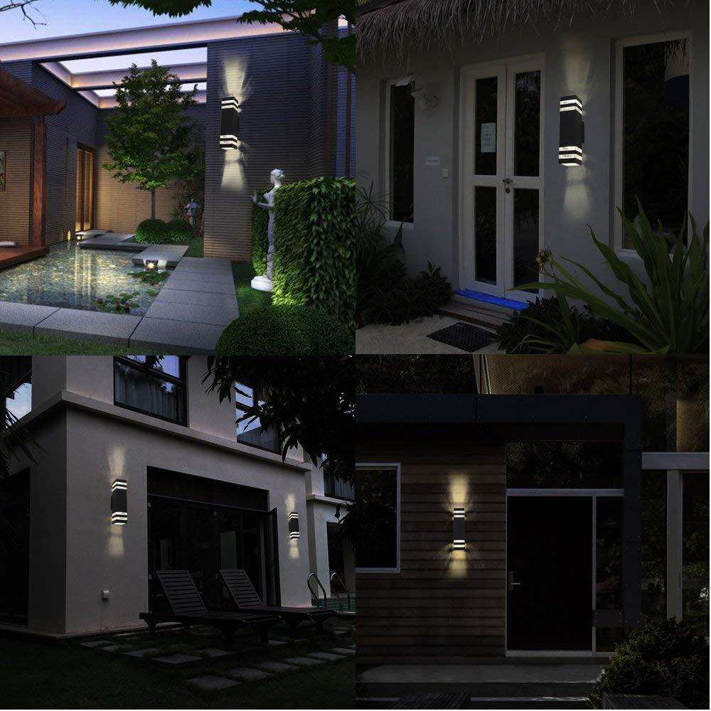 Outdoor Waterproof LED Wall Lamps IP65 Aluminum Courtyard Garden Porch Corridor Lights