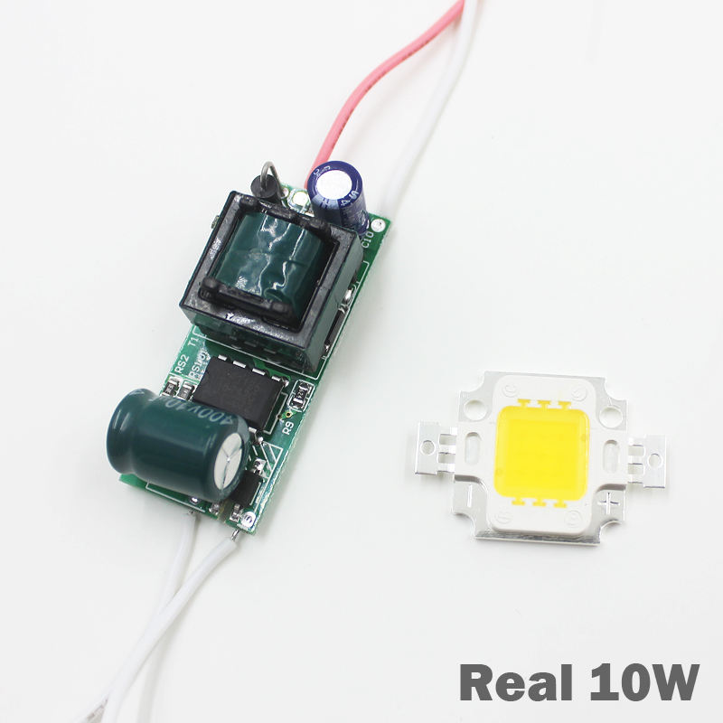 Real Full Watt 10W 20W 30W 50W 100w High Power COB LED lamp Chips Bulb with LED Driver For DIY Floodlight Spot light Lawn