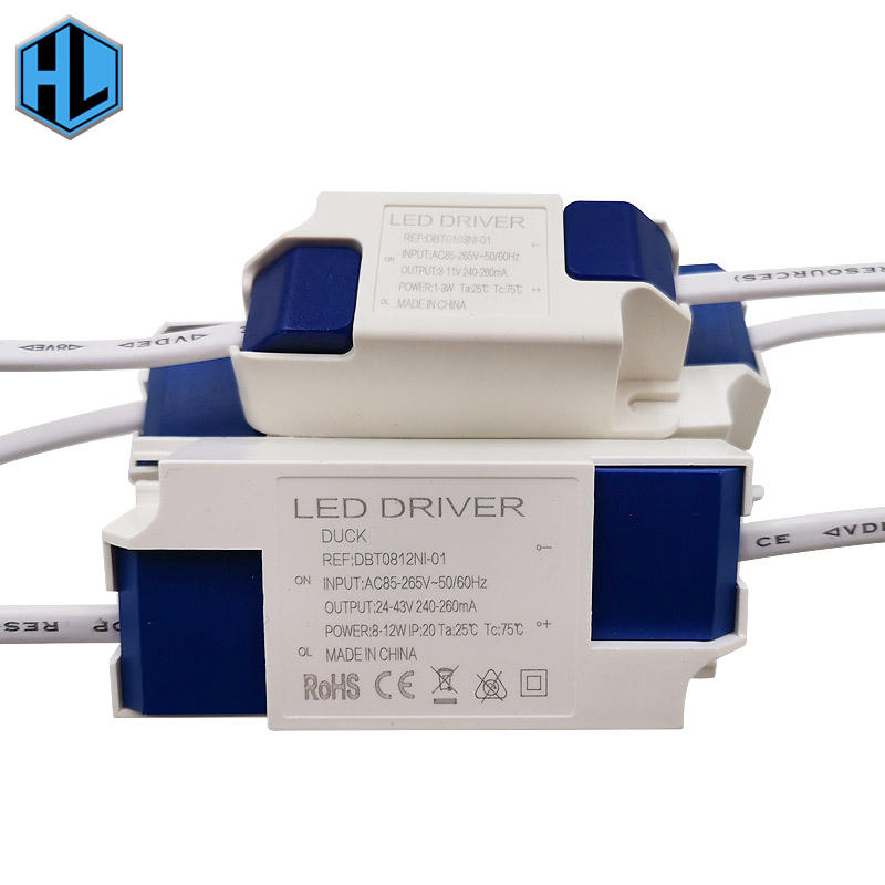 High Quality Dimmable 3W 5W 7W 8-10W 15W 15-24W Power Supply LED Driver Adapter Transformer 300mA For LED Downlight 85-265V
