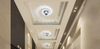 Ceiling mounted porous rgb LED Ceiling Wall Lamp with remote controller for indoor Restaurant Bar light sconce courtyard, news