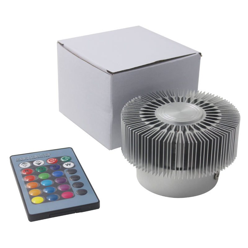Super Nice Sunflower 3W RGB AC 220V KTV Ceiling LED Wall Lamp