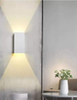 12W Led Wall Light Outside LED Wall Sconce IP65 Waterproof Square Metal Bulkhead Lights