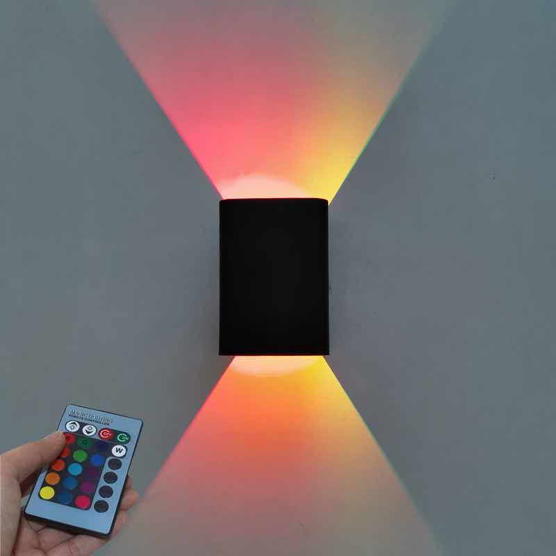 5W RGB with Controllerpower Effectiency AC85-265V Modern Simplied Design Living Room Up And Down Wall Lamp