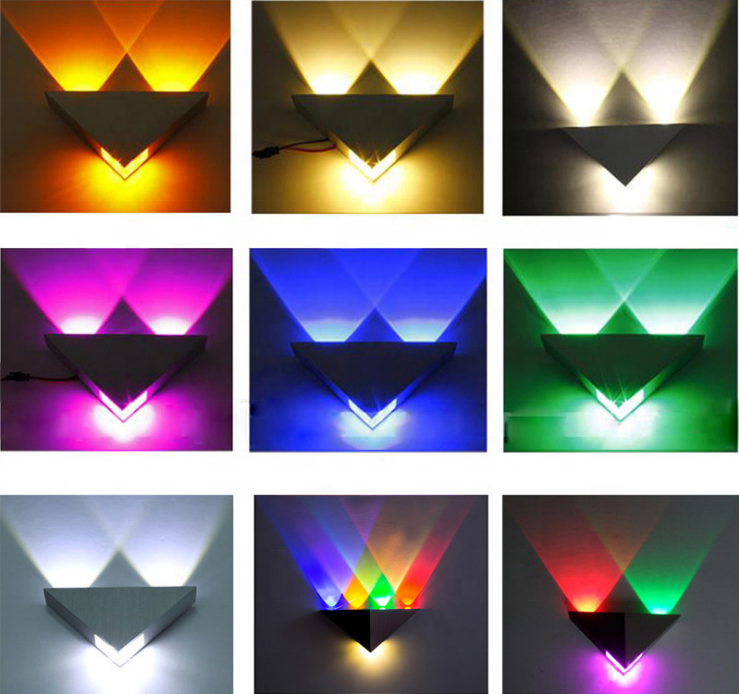 LED Wall Lamp Rectangle Bedside Wall Light Staircase Light Mirror Light Indoor Sconce Fixture Living Room Decoration