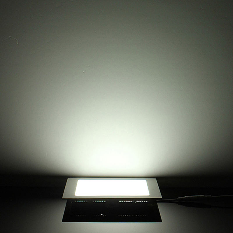 Ultra-thin Dimmable Real Full Power Square LED Panel Ceiling Lamp LED down light 3W/4W/6W/9W/12W/15W/18W/24W Warm/Cold White
