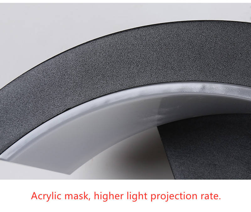 Sector garden lamp Outdoor waterproof wall lamp LED lighting aluminum wall lamp