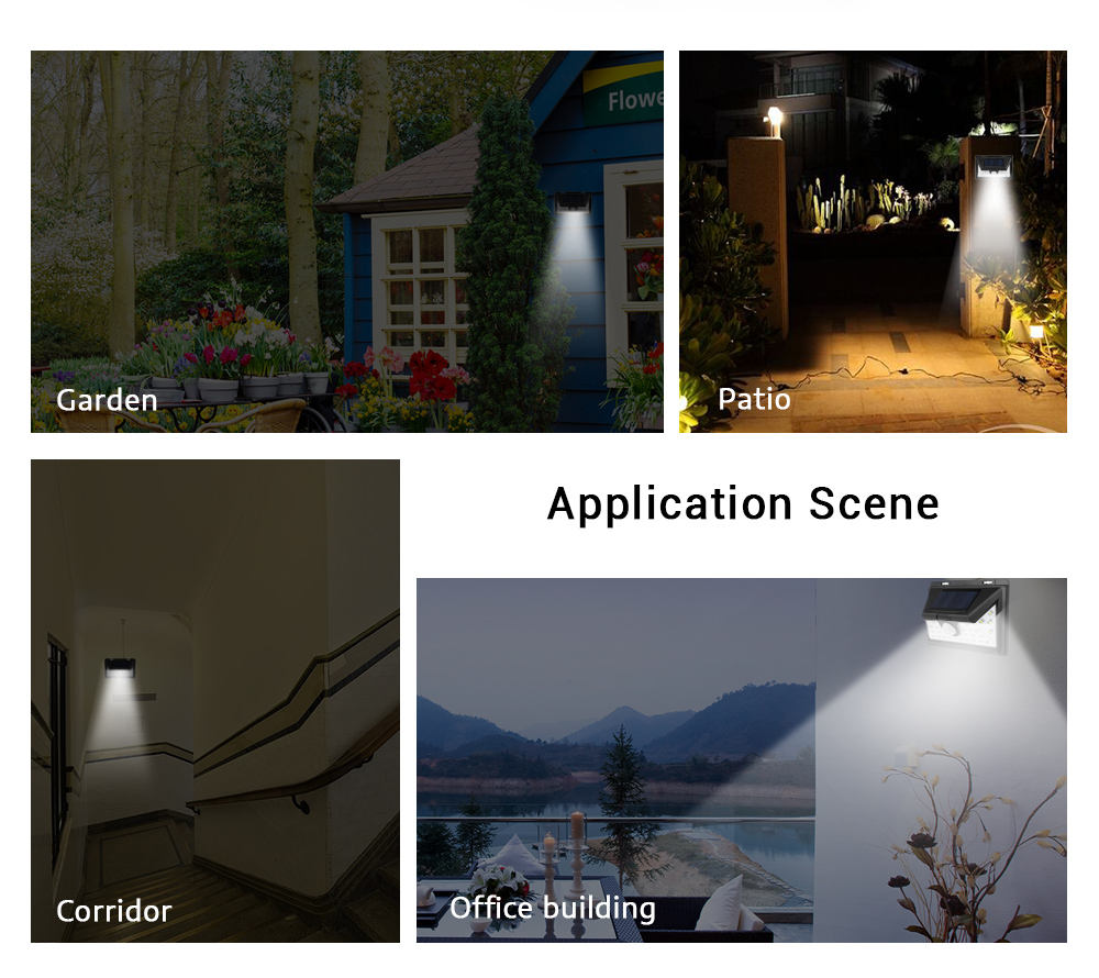 solar wall lamp outdoor