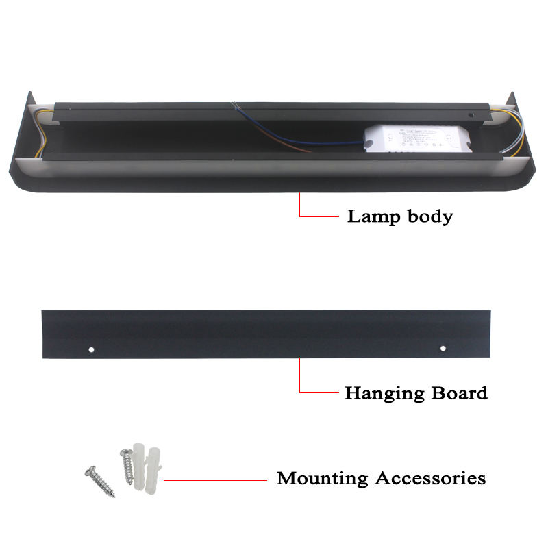 2.4 G Wireless Control Dimming Three Color Temperature LED Wall Sconce Modem Decorate Restaurant Hotel Apartment Living Room 21W