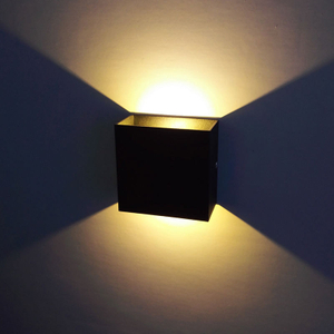 6W Modern Simple Creative Outdoor Waterproof Wall Lamp LED Courtyard Lamps Gate Lamp Terrace Balcony Garden Wall Light