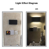 Modern Design Decorative Wall Mounted LED Light IP65 Up And Down Wall Light Bedside Outdoor LED Black Modern Vanity Fence
