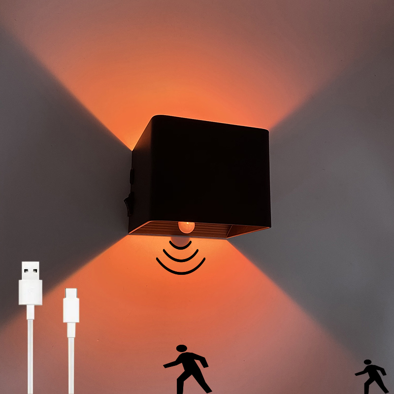 USB rechargeable wall light