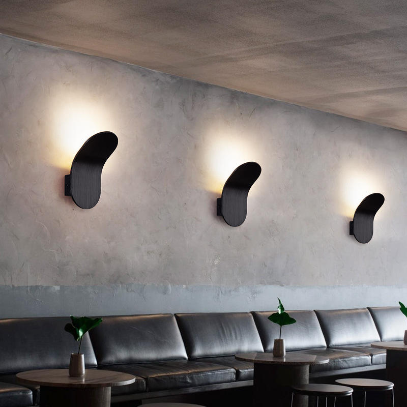 Art Deco Moderne Muur Led Light Up Down Binnenverlichting Aluminium Wandkandelaar Rgb Led Wandlampen met Afstandsbediening Wandl