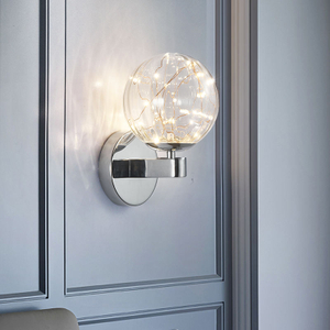 New starry bedside wall lamp Nordic creative minimalist bedroom living room decorative light staircase aisle led wall lamp