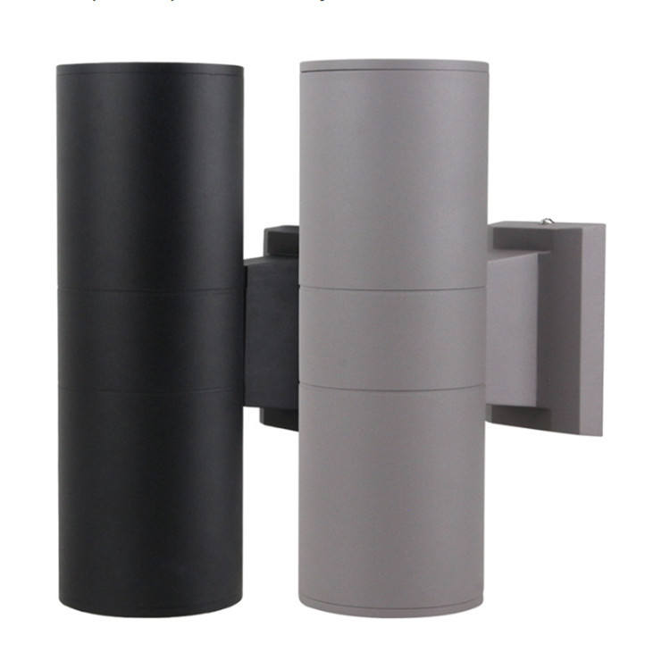 12W COB Up Down Dual-Head Outdoor Led Wall Light Wall Lamp Cylinder Indoor Balcony Fixture Waterproof IP65 Porch Lamp