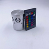 RGB Spiral Hole Led Wall Lamp 3W Dimmable Spiral Lamp With Remote Control Surface Install Mini Light For Game Room Bar NEW