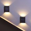 Solar wall light outdoor decoration garden courtyard home wall light waterproof up and down luminous outdoor