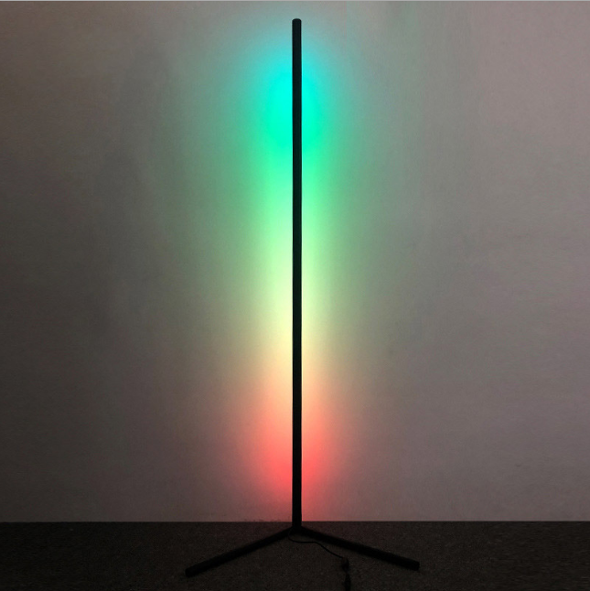 Integrated Circuit Corner Rgb Floor Lamp Light Colorful With 100% Safety