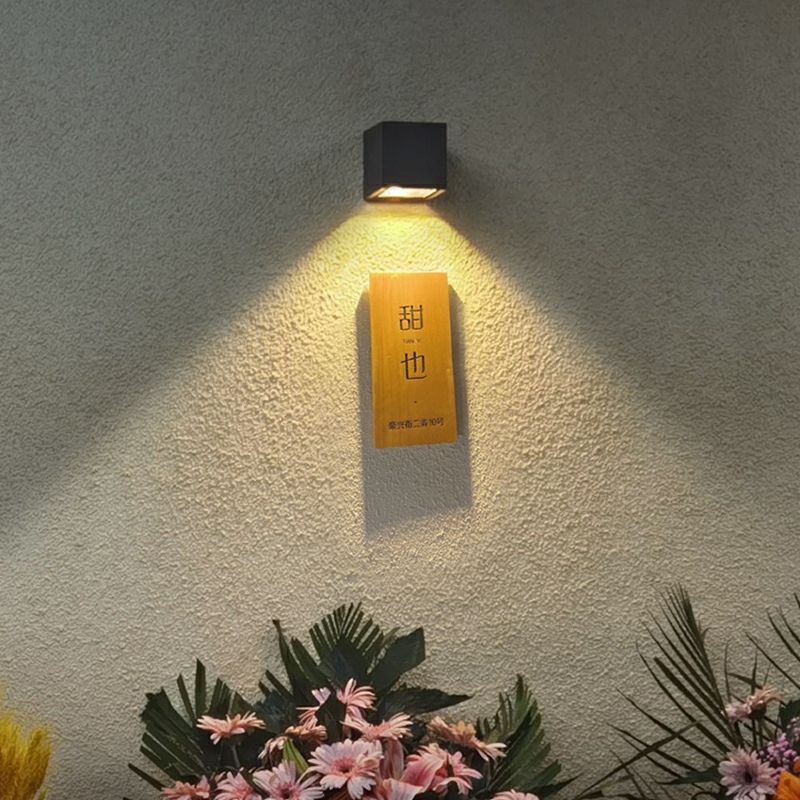 outdoor modern sconce
