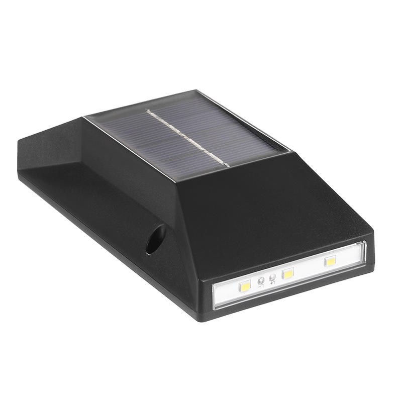 New trapezoidal solar wall lamp upper and lower wall light outdoor IP65 waterproof lamp for courtyard gardenNew Trapezoidal Solar Wall Lamp Upper And Lower Wall Light Outdoor IP65 Waterproof Lamp for Courtyard Garden