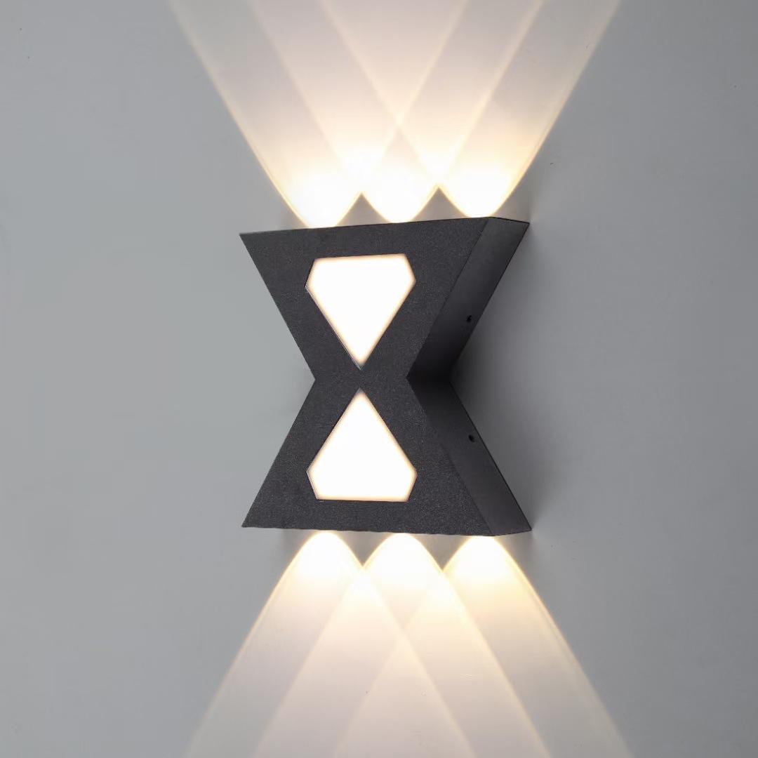 Modern Vierkante IP65 10W LED Wandlamp Aluminium Outdoor Waterdichte Wandlamp Tuin Veranda Patio Opzij Voordeur Wandlampen