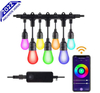 Smart garden lighting 15m RGB garden atmosphere lighting wire smart phone control E27 plug manufacturer direct sales
