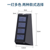Outdoor two Heads Wall Light Solar Sensor LED Powered Security Lights IP 65 waterproof outdoor wall lamp