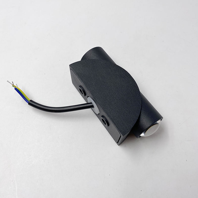 Courtyard Outdoor Short Straight Wall Lamp Outdoor Aluminum Terrace Aisle Stairwell Aisle Lamp