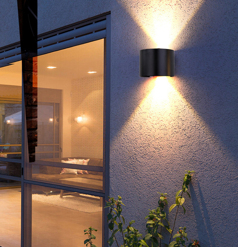 Hagood New Semicircle Waterproof Wall Lamp Led Wall Sconce Outdoor Lighting Waterproof IP65 Adjustable Lighting Angle