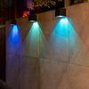 Solar Outdoor Wall Lights Solar Wall Lights Solar Wall Lights Outdoor Cube Solar Lamp Square Solar Lamp Waterproof IP65 Warm Light Lamp